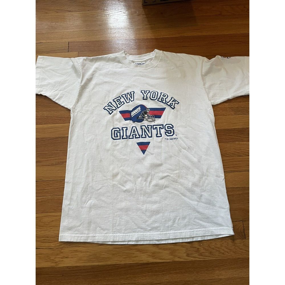 New York Giants 1995 NFL Vtg Mens Reebok‎ Shirt Single Stitch Size XL USA